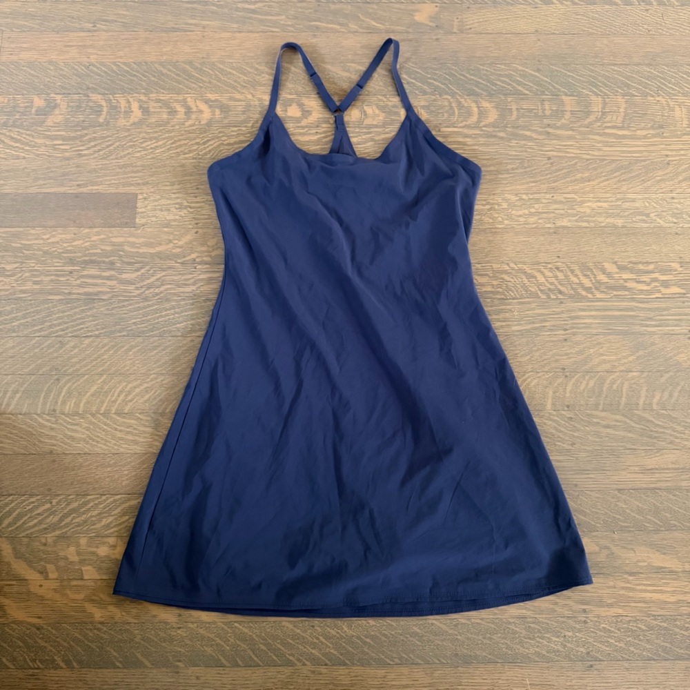 Outdoor Voices Mini Dress Dark Navy Blue The Exercise Dress EUC Small - Picture 5 of 13